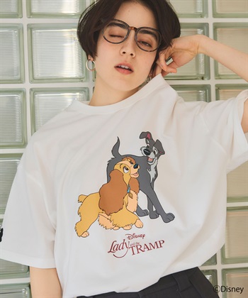 Life Style by cross marche 【Disney/ディズニー】わんわん物語レディ＆トランプ半袖プリントTシャツ/LADY and the TRAMP_subthumb_13