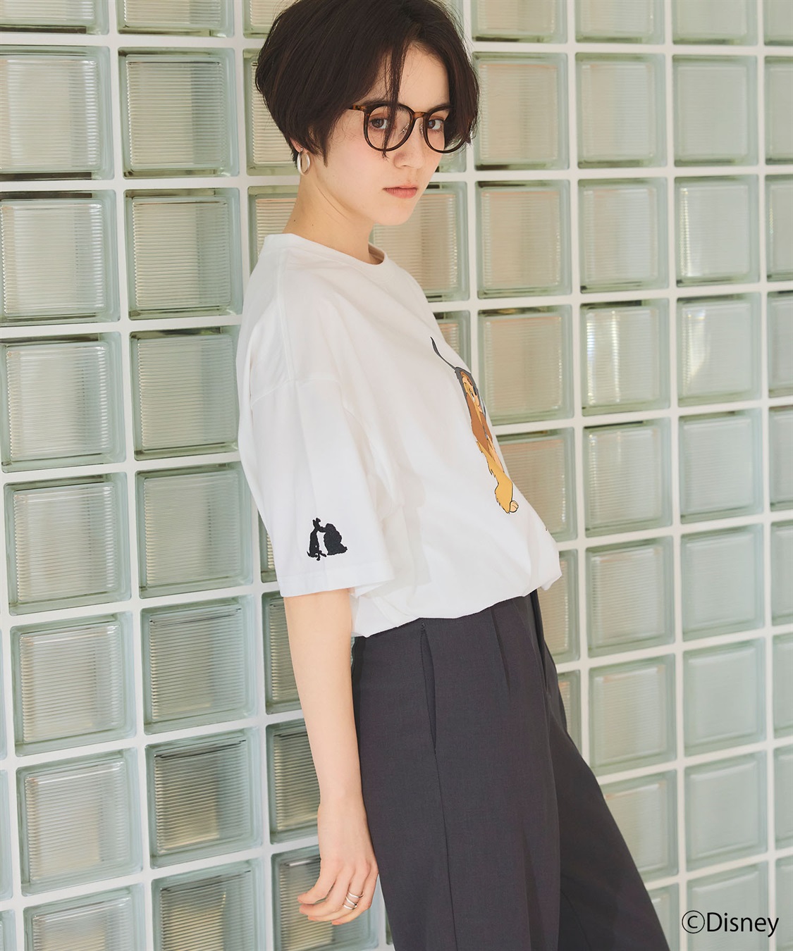 chara station 【Disney/ディズニー】わんわん物語レディ＆トランプ半袖プリントTシャツ/LADY and the TRAMP_sub_18