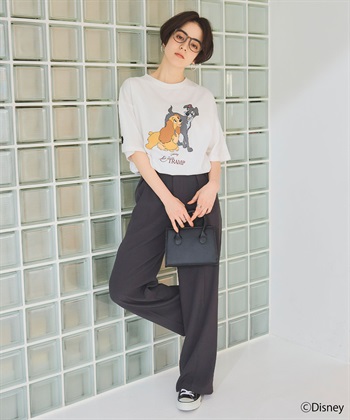 Life Style by cross marche 【Disney/ディズニー】わんわん物語レディ＆トランプ半袖プリントTシャツ/LADY and the TRAMP_subthumb_20