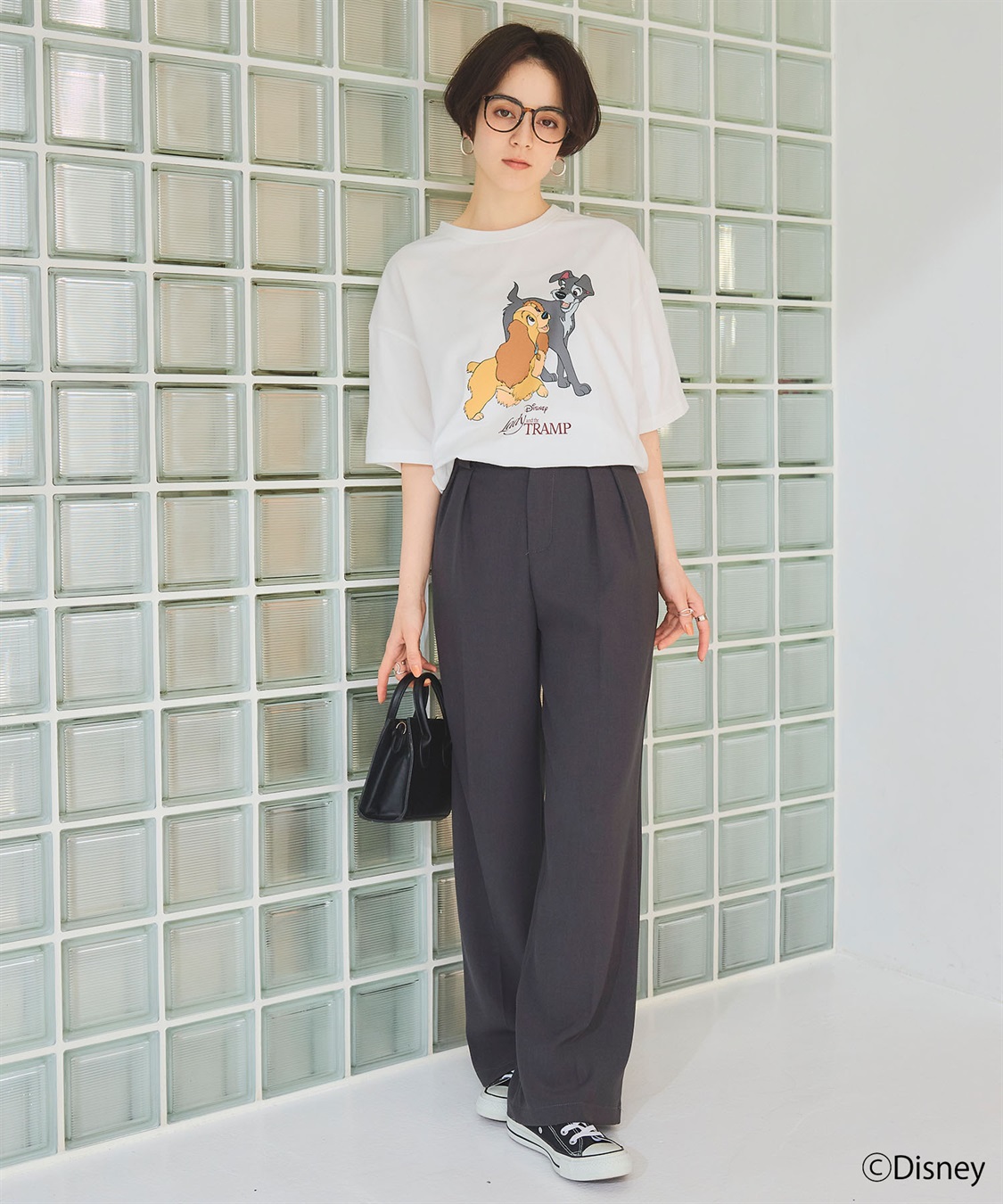 chara station 【Disney/ディズニー】わんわん物語レディ＆トランプ半袖プリントTシャツ/LADY and the TRAMP_sub_21