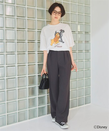 Life Style by cross marche 【Disney/ディズニー】わんわん物語レディ＆トランプ半袖プリントTシャツ/LADY and the TRAMP_subthumb_21