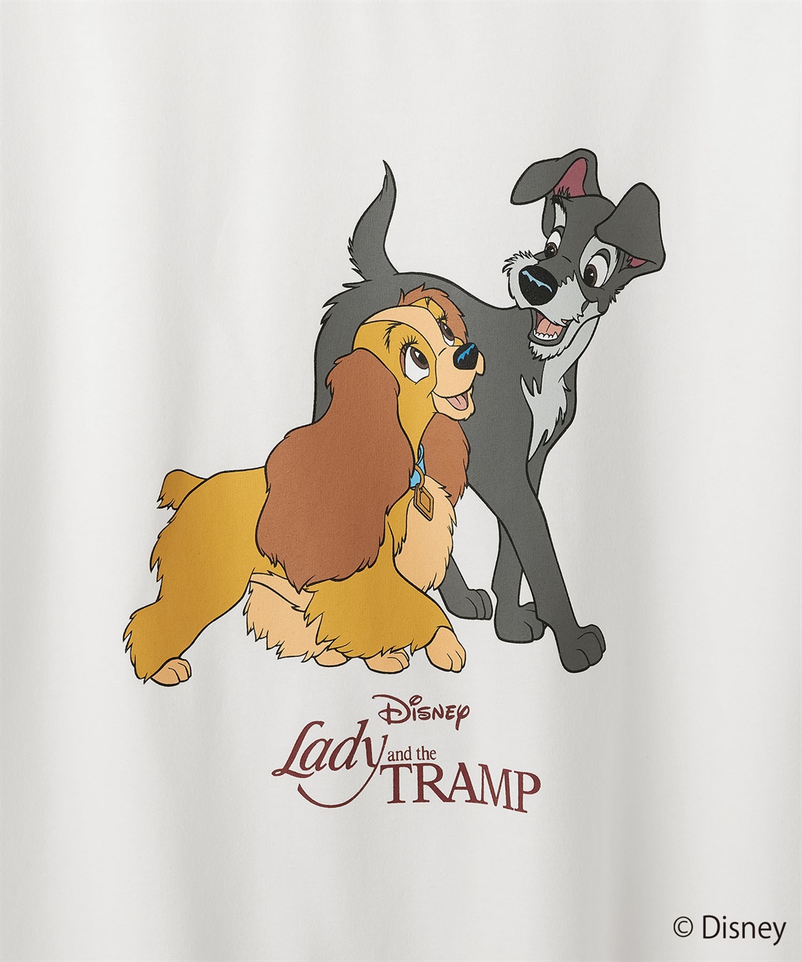 chara station 【Disney/ディズニー】わんわん物語レディ＆トランプ半袖プリントTシャツ/LADY and the TRAMP_sub_28