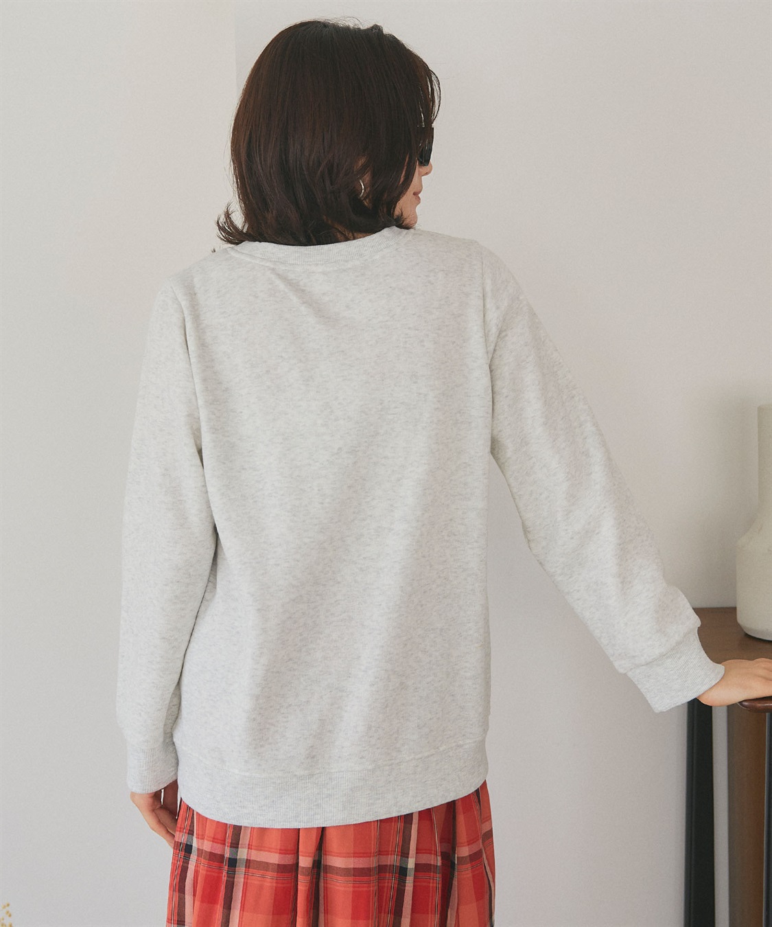 Life Style by cross marche 【PEANUTS/ピーナッツ】チャーリーブラウンフロントプリント裏起毛スウェットトレーナー_sub_6