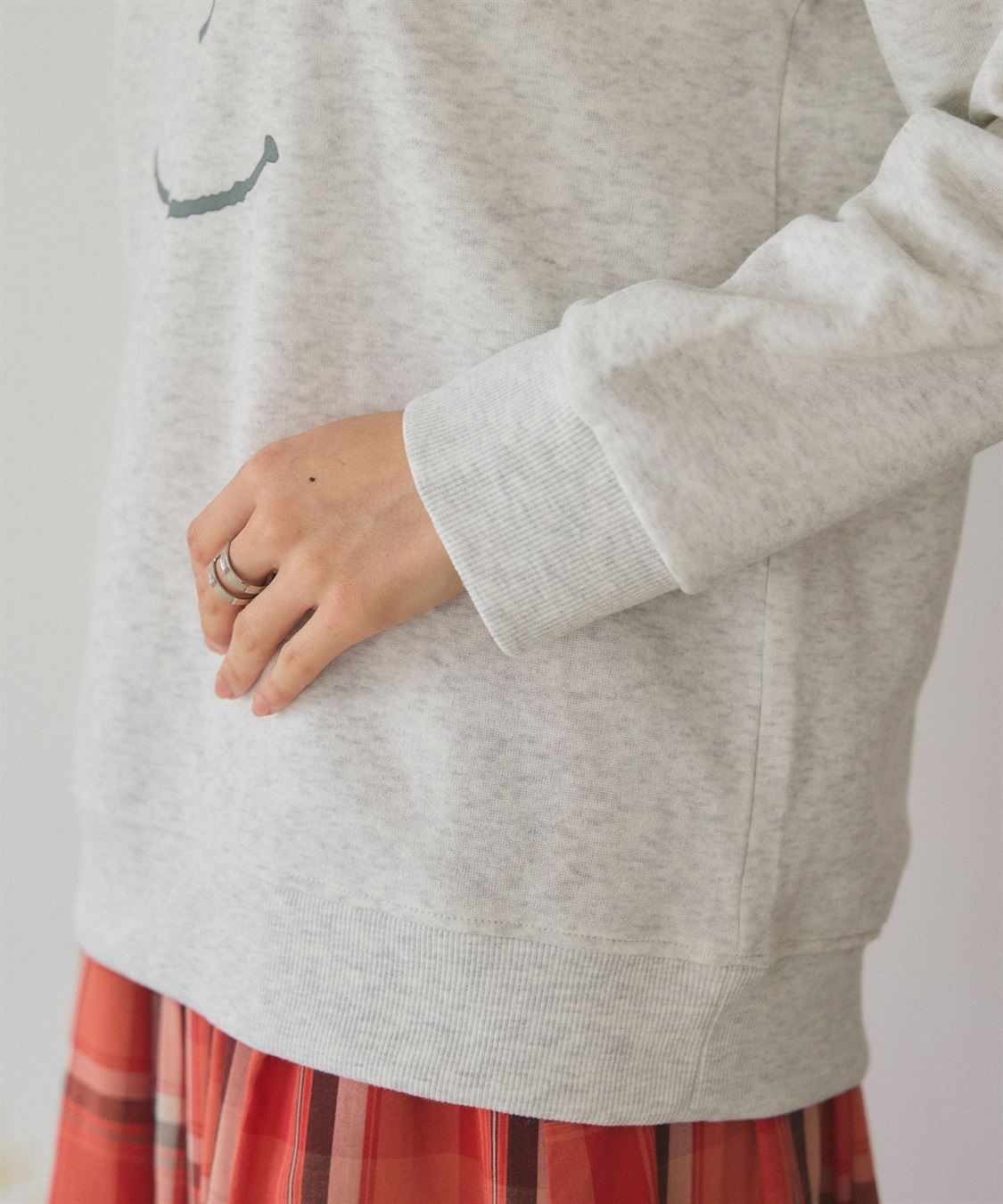 Life Style by cross marche 【PEANUTS/ピーナッツ】チャーリーブラウンフロントプリント裏起毛スウェットトレーナー_sub_11