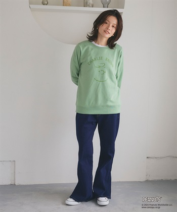 Life Style by cross marche 【PEANUTS/ピーナッツ】チャーリーブラウンフロントプリント裏起毛スウェットトレーナー_subthumb_17