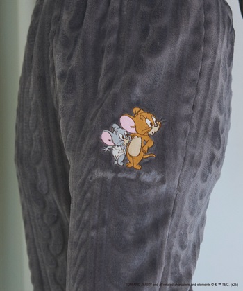 Life Style by cross marche 【TOM and JERRY/トムとジェリー】トムジェリ刺繍ケーブルフリースロングパンツ/ルームウェア（上下別売り）_subthumb_22