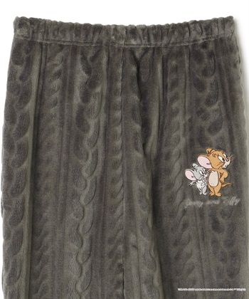 Life Style by cross marche 【TOM and JERRY/トムとジェリー】トムジェリ刺繍ケーブルフリースロングパンツ/ルームウェア（上下別売り）_subthumb_26