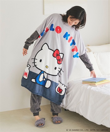Life Style by cross marche 【sanrio characters】HELLO KITTY/ハローキティあったか着るフリース毛布ウェア《サンリオキャラクターズ》_subthumb_10