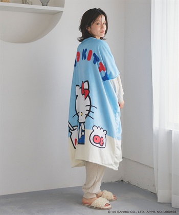 Life Style by cross marche 【sanrio characters】HELLO KITTY/ハローキティあったか着るフリース毛布ウェア《サンリオキャラクターズ》_subthumb_16