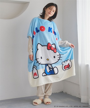Life Style by cross marche 【sanrio characters】HELLO KITTY/ハローキティあったか着るフリース毛布ウェア《サンリオキャラクターズ》_subthumb_20