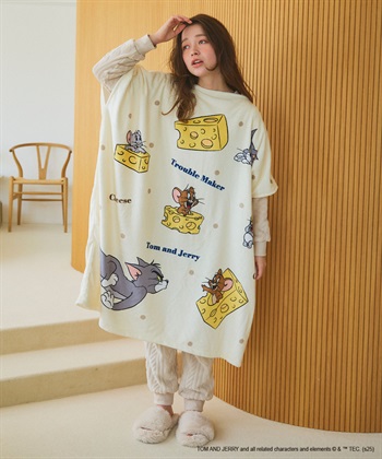 Life Style by cross marche 【TOM and JERRY/トムとジェリー】トムジェリあったか着るフリース毛布ウェア_subthumb_9