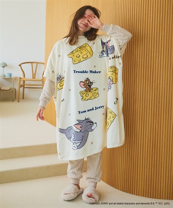 Life Style by cross marche 【TOM and JERRY/トムとジェリー】トムジェリあったか着るフリース毛布ウェア_subthumb_11