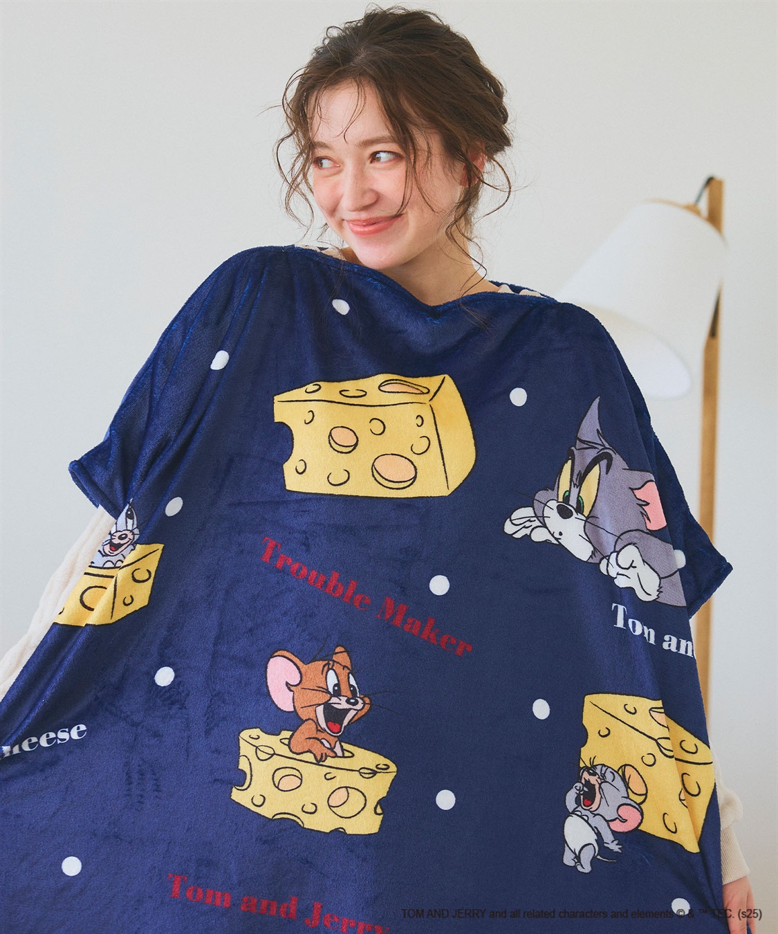 Life Style by cross marche 【TOM and JERRY/トムとジェリー】トムジェリあったか着るフリース毛布ウェア_sub_12