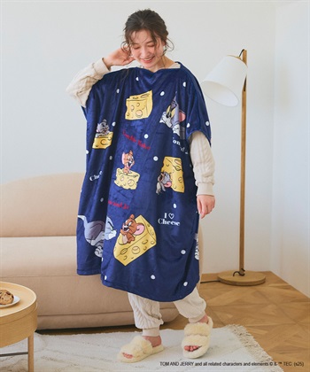 Life Style by cross marche 【TOM and JERRY/トムとジェリー】トムジェリあったか着るフリース毛布ウェア_subthumb_13