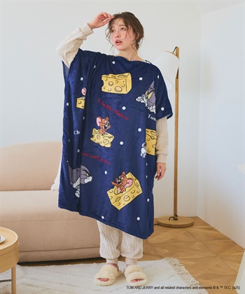 Life Style by cross marche 【TOM and JERRY/トムとジェリー】トムジェリあったか着るフリース毛布ウェア_subthumb_14