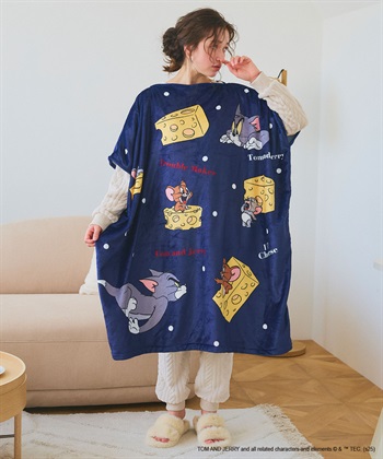 Life Style by cross marche 【TOM and JERRY/トムとジェリー】トムジェリあったか着るフリース毛布ウェア_subthumb_15