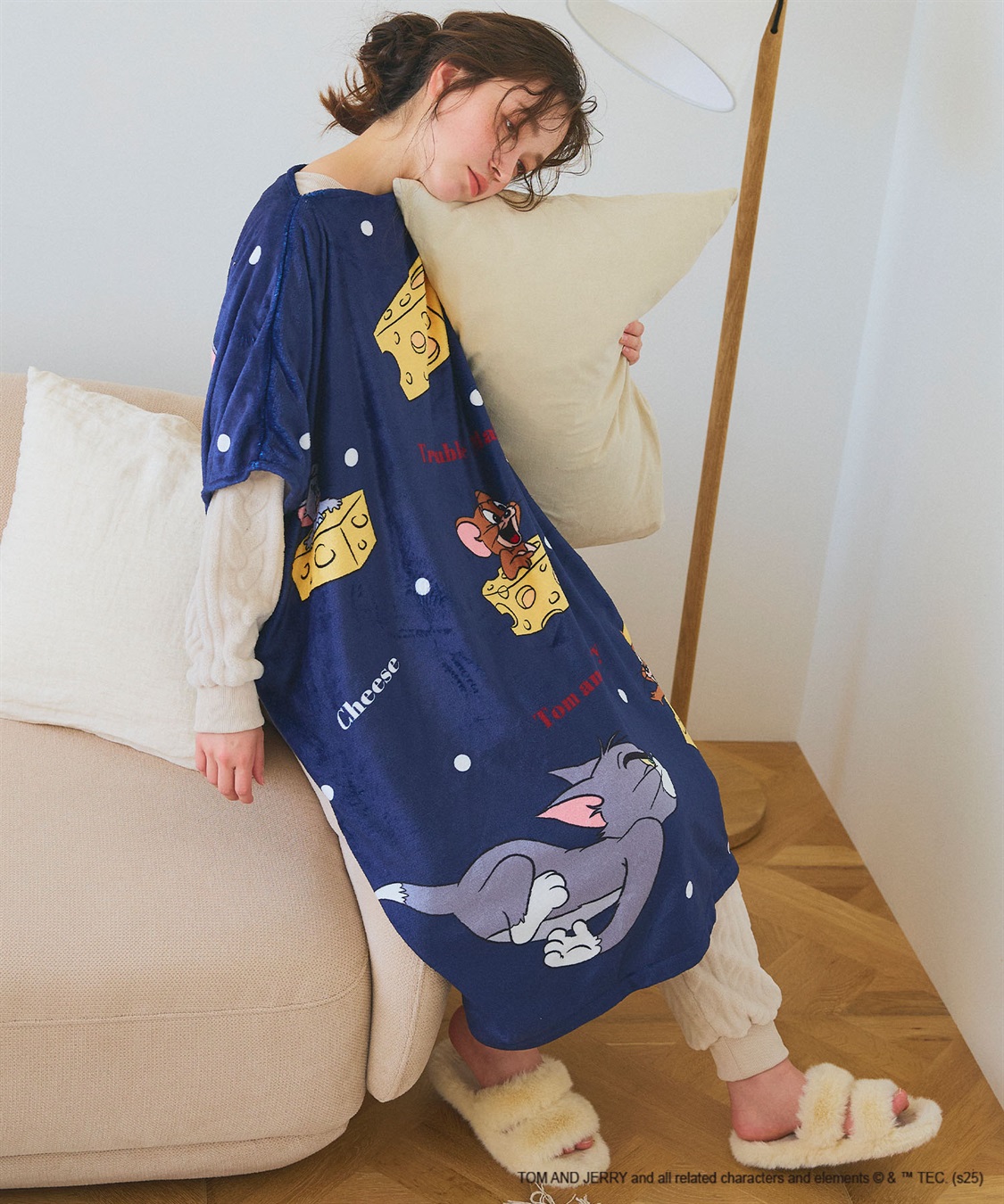 Life Style by cross marche 【TOM and JERRY/トムとジェリー】トムジェリあったか着るフリース毛布ウェア_sub_17