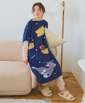 Life Style by cross marche 【TOM and JERRY/トムとジェリー】トムジェリあったか着るフリース毛布ウェア_subthumb_19
