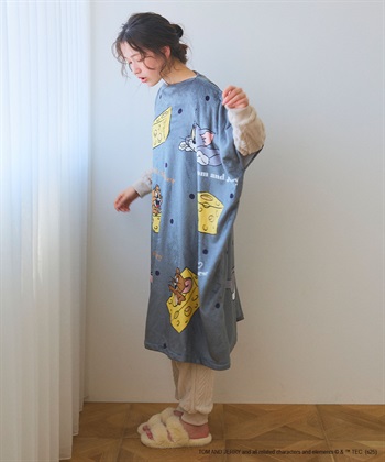 Life Style by cross marche 【TOM and JERRY/トムとジェリー】トムジェリあったか着るフリース毛布ウェア_subthumb_22
