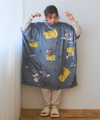 Life Style by cross marche 【TOM and JERRY/トムとジェリー】トムジェリあったか着るフリース毛布ウェア_subthumb_23