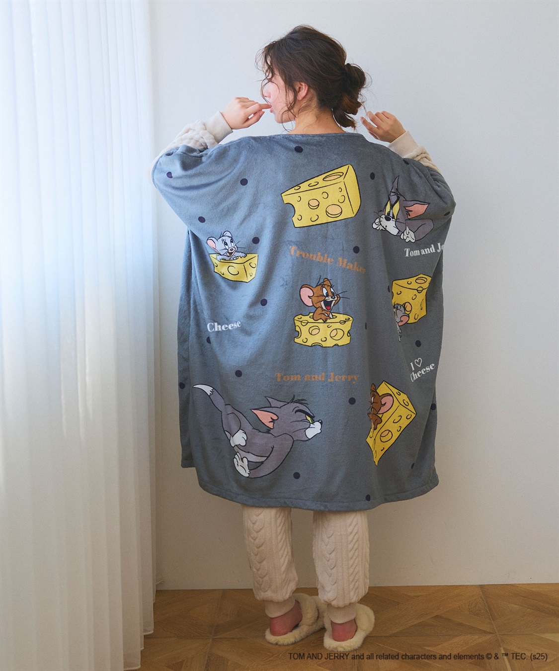 Life Style by cross marche 【TOM and JERRY/トムとジェリー】トムジェリあったか着るフリース毛布ウェア_sub_24