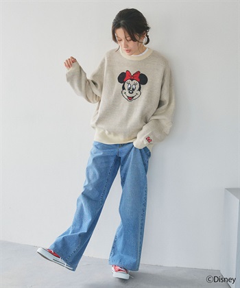 chara station 【Disney/ディズニー】Minnie Mouse/ミニーマウス/ジャガードニットプルオーバー_subthumb_11