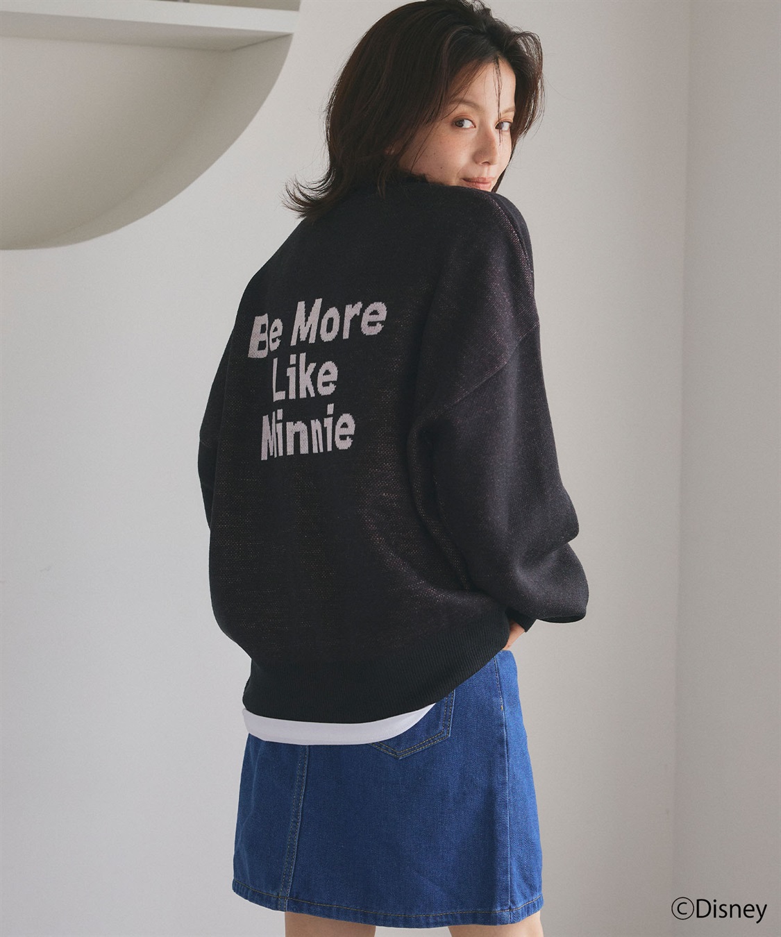 chara station 【Disney/ディズニー】Minnie Mouse/ミニーマウス/ジャガードニットプルオーバー_sub_16