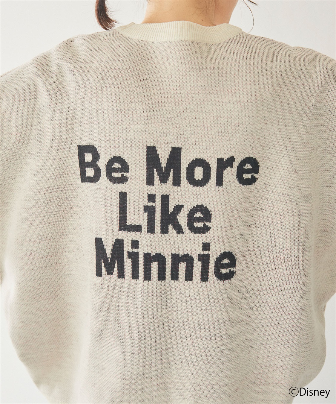 chara station 【Disney/ディズニー】Minnie Mouse/ミニーマウス/ジャガードニットプルオーバー_sub_23
