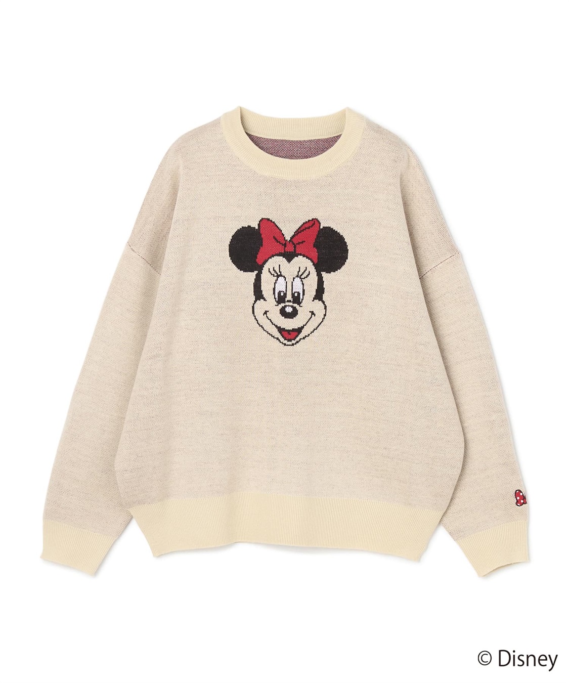 chara station 【Disney/ディズニー】Minnie Mouse/ミニーマウス/ジャガードニットプルオーバー_sub_29