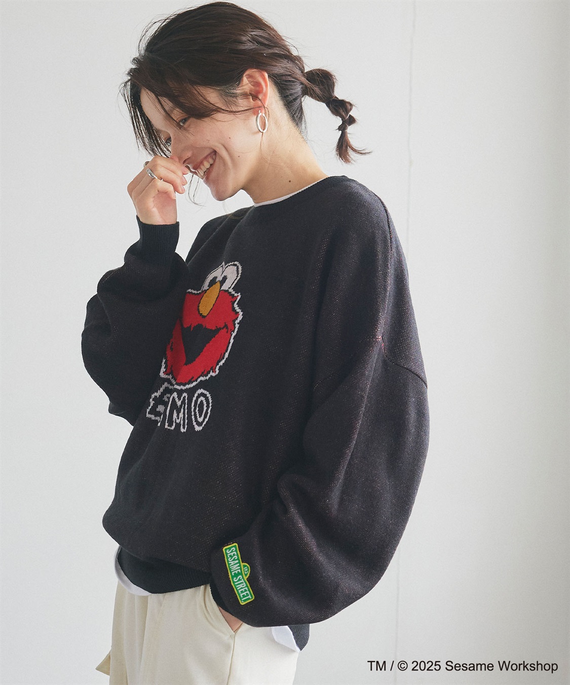 Life Style by cross marche 【セサミストリート】エルモ/ELMOジャガードニット《SESAME STREET》_sub_6