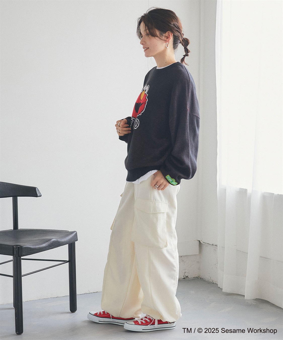 Life Style by cross marche 【セサミストリート】エルモ/ELMOジャガードニット《SESAME STREET》_sub_7