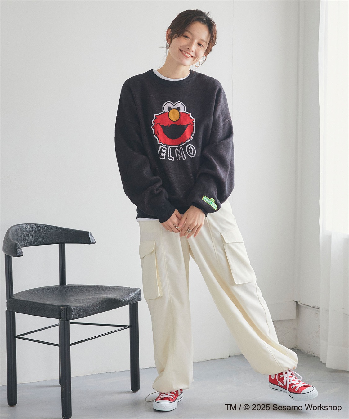 Life Style by cross marche 【セサミストリート】エルモ/ELMOジャガードニット《SESAME STREET》_sub_8