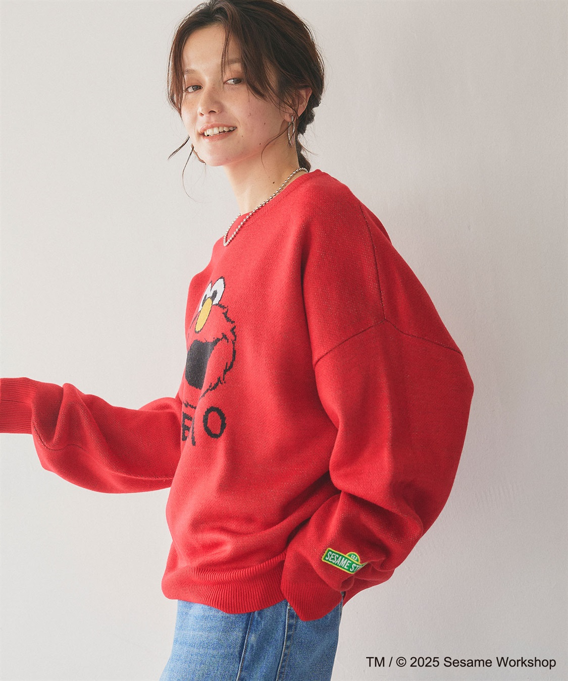 Life Style by cross marche 【セサミストリート】エルモ/ELMOジャガードニット《SESAME STREET》_sub_15
