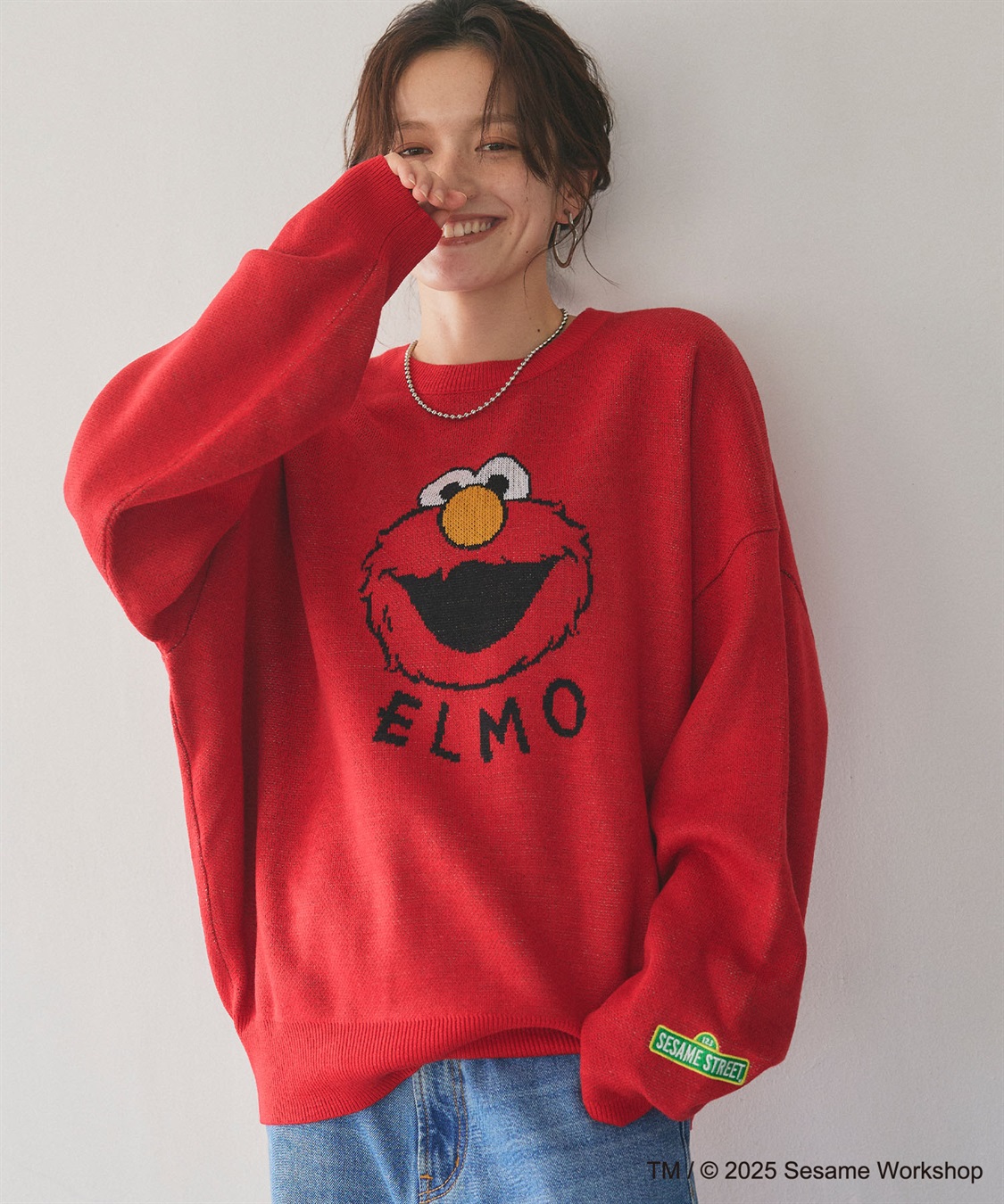 Life Style by cross marche 【セサミストリート】エルモ/ELMOジャガードニット《SESAME STREET》_sub_17