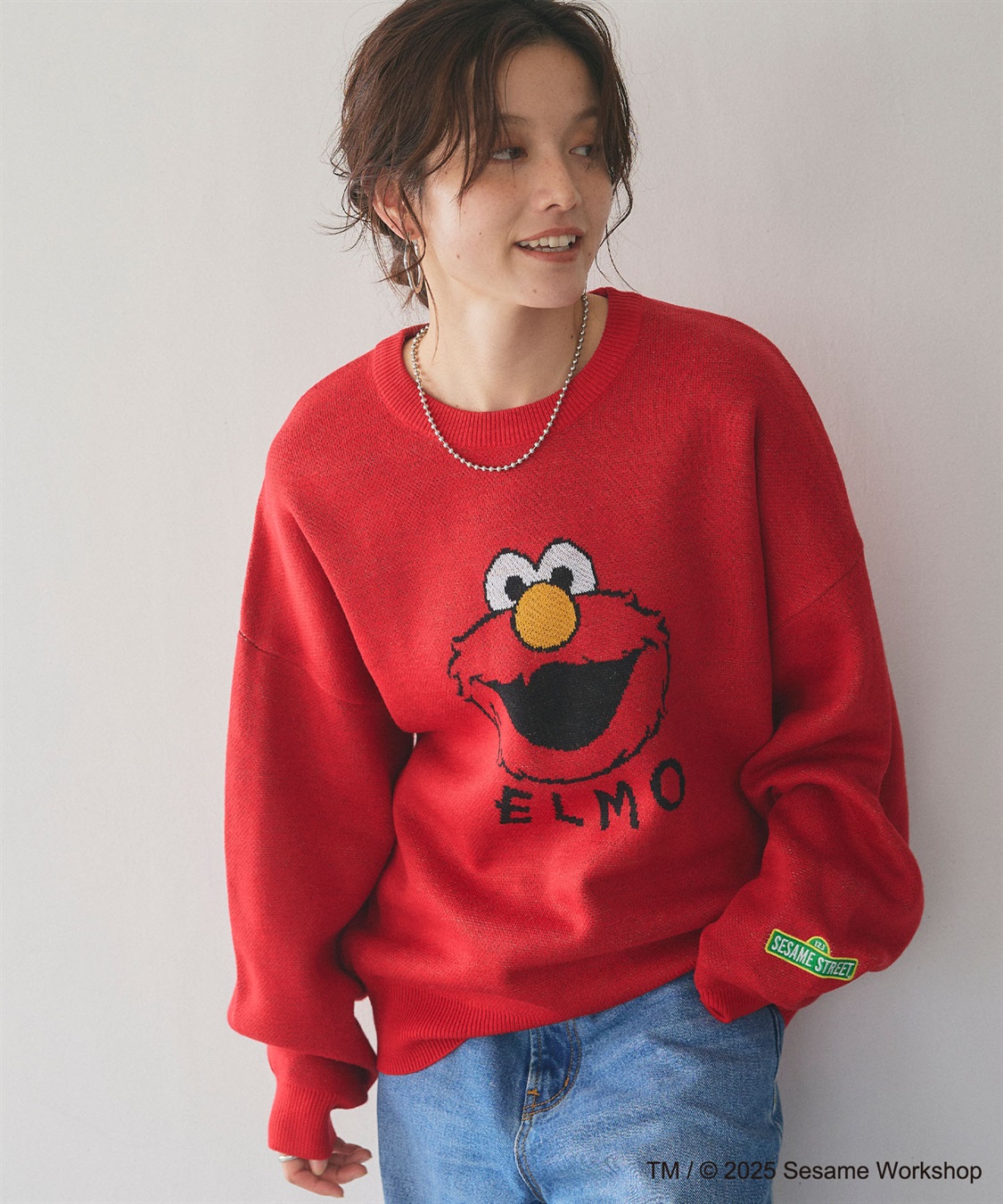 Life Style by cross marche 【セサミストリート】エルモ/ELMOジャガードニット《SESAME STREET》_sub_18