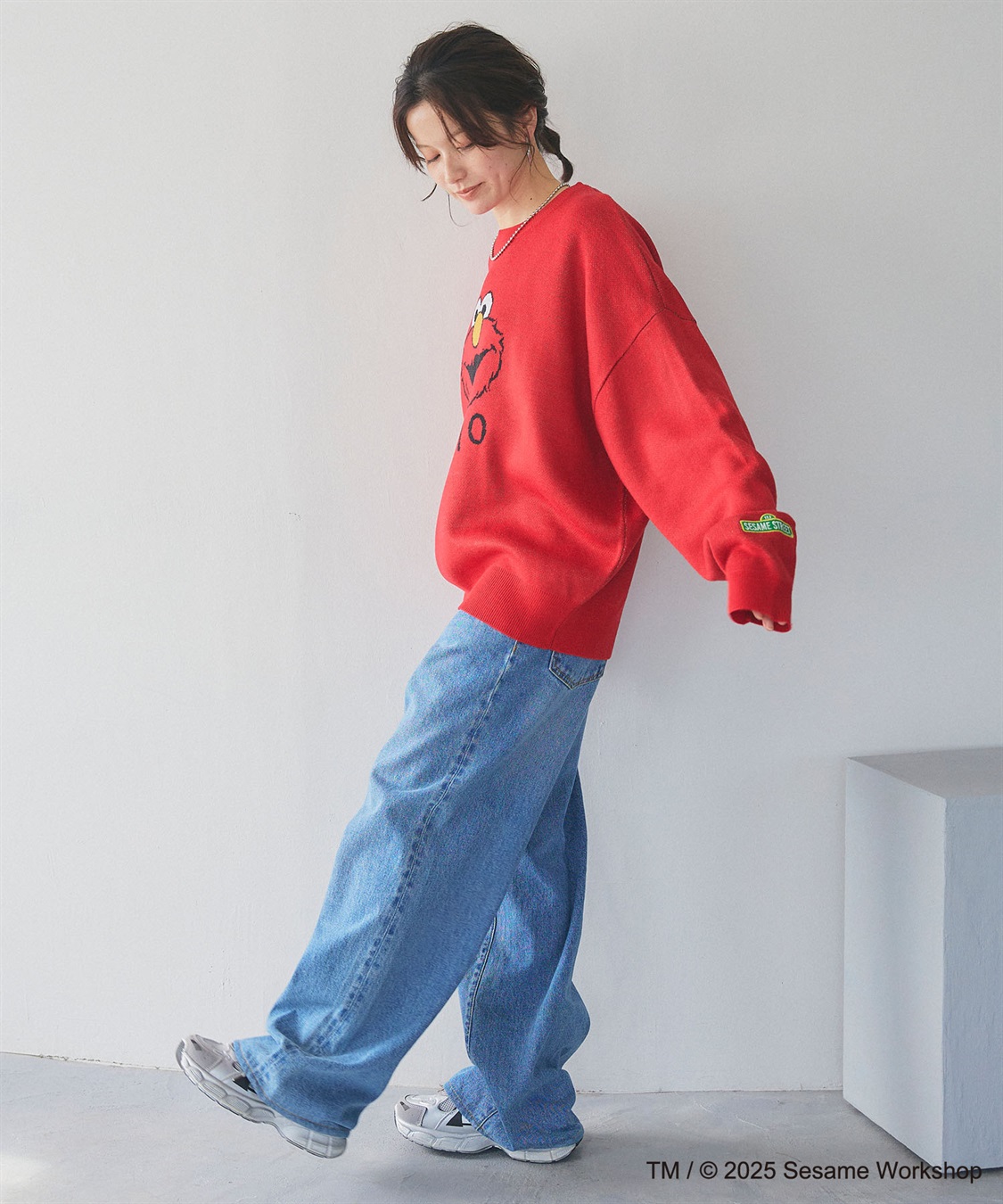 Life Style by cross marche 【セサミストリート】エルモ/ELMOジャガードニット《SESAME STREET》_sub_21