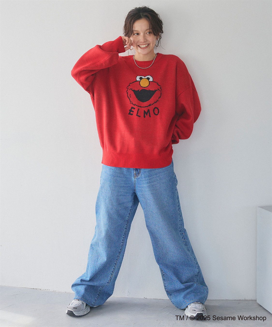 Life Style by cross marche 【セサミストリート】エルモ/ELMOジャガードニット《SESAME STREET》_sub_22