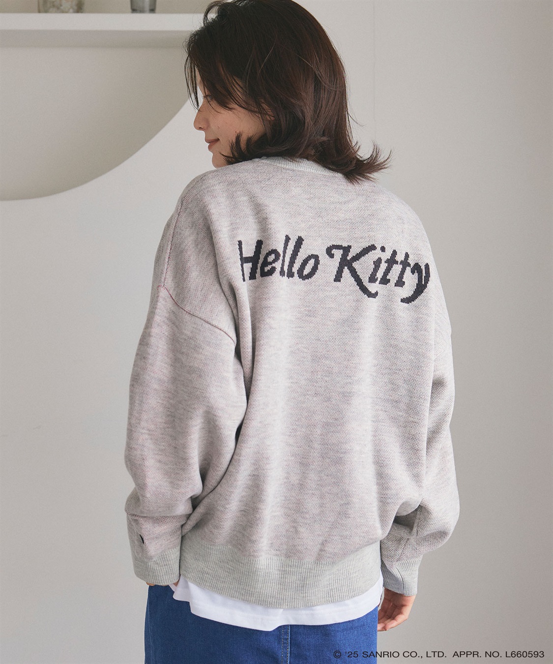 Life Style by cross marche 【sanrio characters】HELLO KITTY/ハローキティジャガードニット/クラシック/レトロ《サンリオキャラクターズ》_sub_5