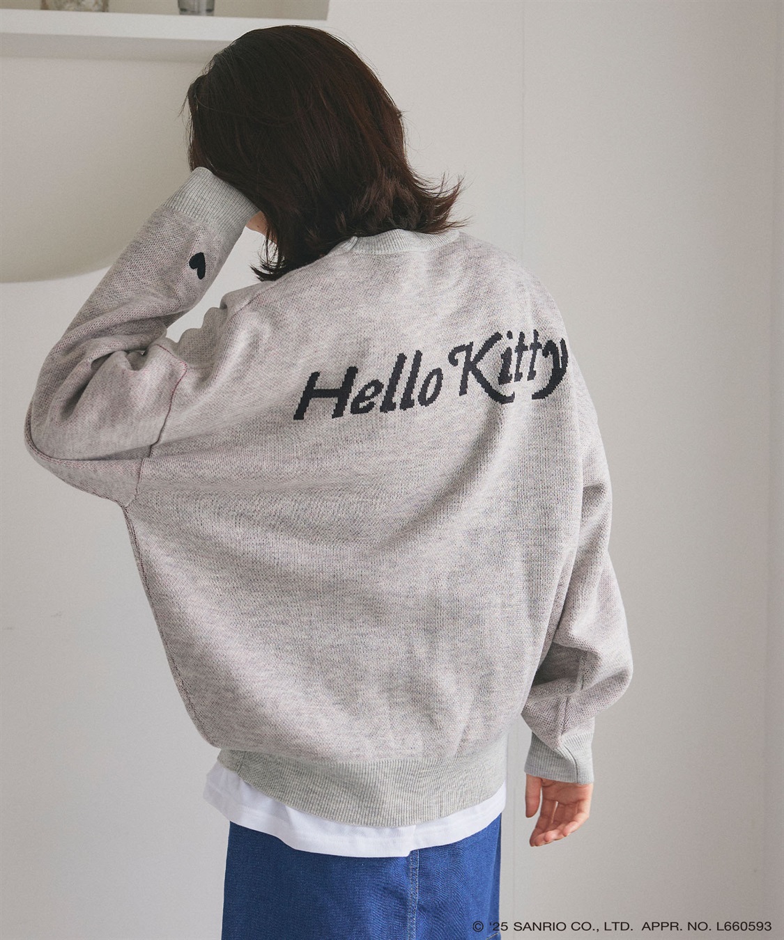 Life Style by cross marche 【sanrio characters】HELLO KITTY/ハローキティジャガードニット/クラシック/レトロ《サンリオキャラクターズ》_sub_6