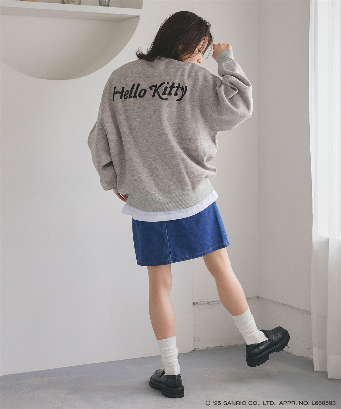 Life Style by cross marche 【sanrio characters】HELLO KITTY/ハローキティジャガードニット/クラシック/レトロ《サンリオキャラクターズ》_sub_7