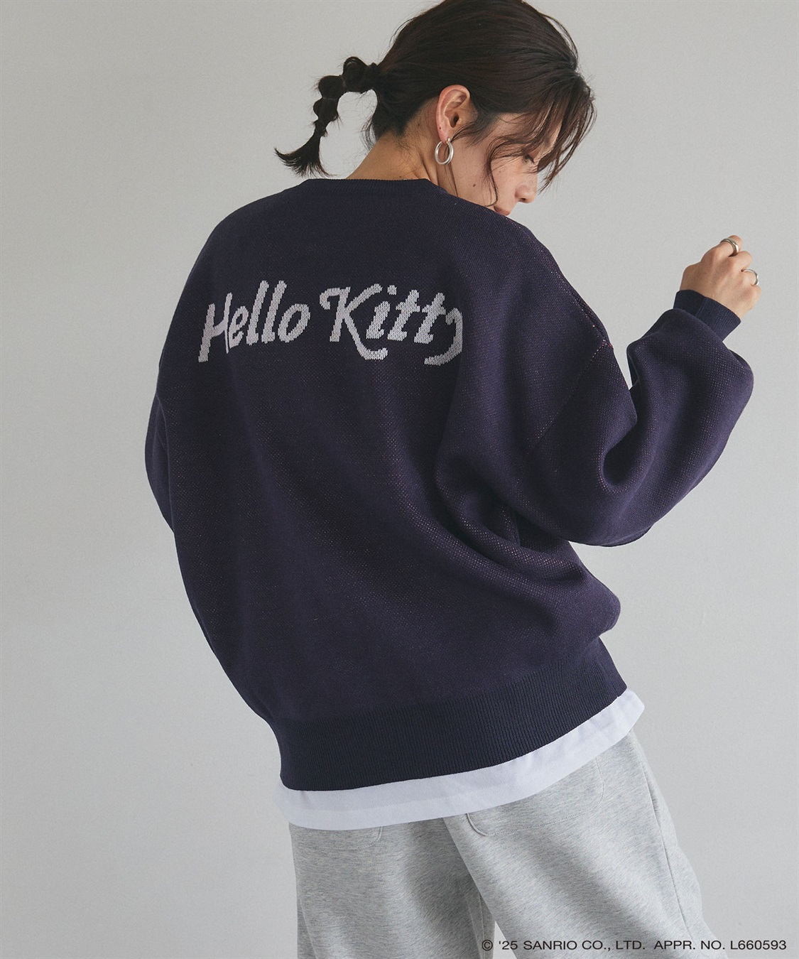 Life Style by cross marche 【sanrio characters】HELLO KITTY/ハローキティジャガードニット/クラシック/レトロ《サンリオキャラクターズ》_sub_13