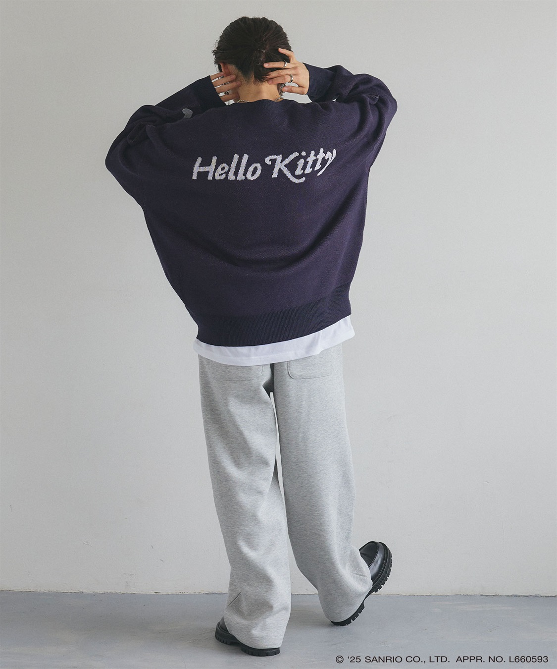 Life Style by cross marche 【sanrio characters】HELLO KITTY/ハローキティジャガードニット/クラシック/レトロ《サンリオキャラクターズ》_sub_20