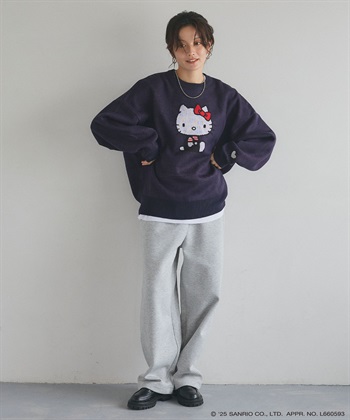Life Style by cross marche 【sanrio characters】HELLO KITTY/ハローキティジャガードニット/クラシック/レトロ《サンリオキャラクターズ》_subthumb_23
