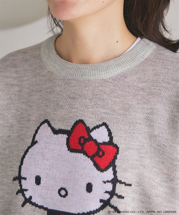 Life Style by cross marche 【sanrio characters】HELLO KITTY/ハローキティジャガードニット/クラシック/レトロ《サンリオキャラクターズ》_subthumb_28