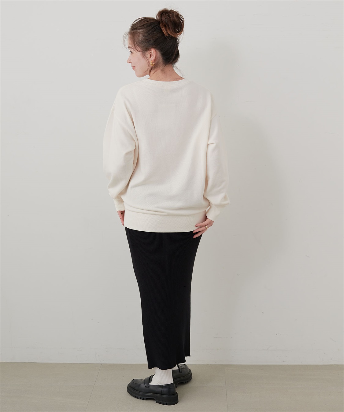 Life Style by cross marche 【Disney/ディズニー】Mickey Mouse/ミッキーマウスパール付き裏毛ドロップショルダープリントスウェットプルオーバー_sub_21