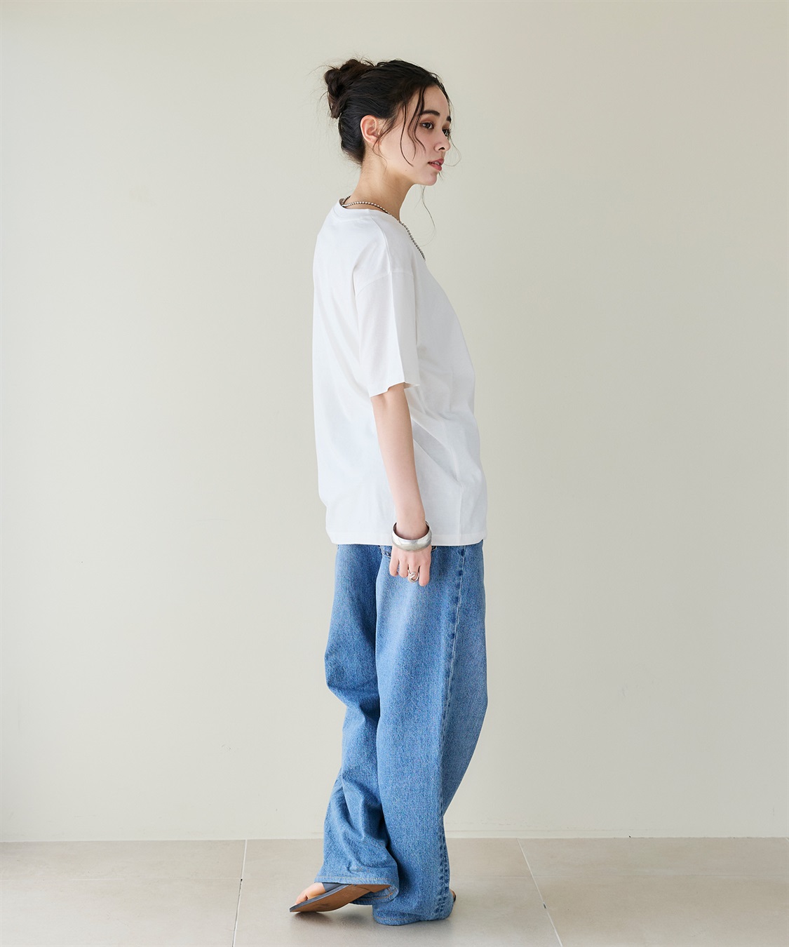 chara station 【PEANUTS/ピーナッツ】SNOOPY/スヌーピー「JOE COOL」フロッキープリントTシャツ_sub_20