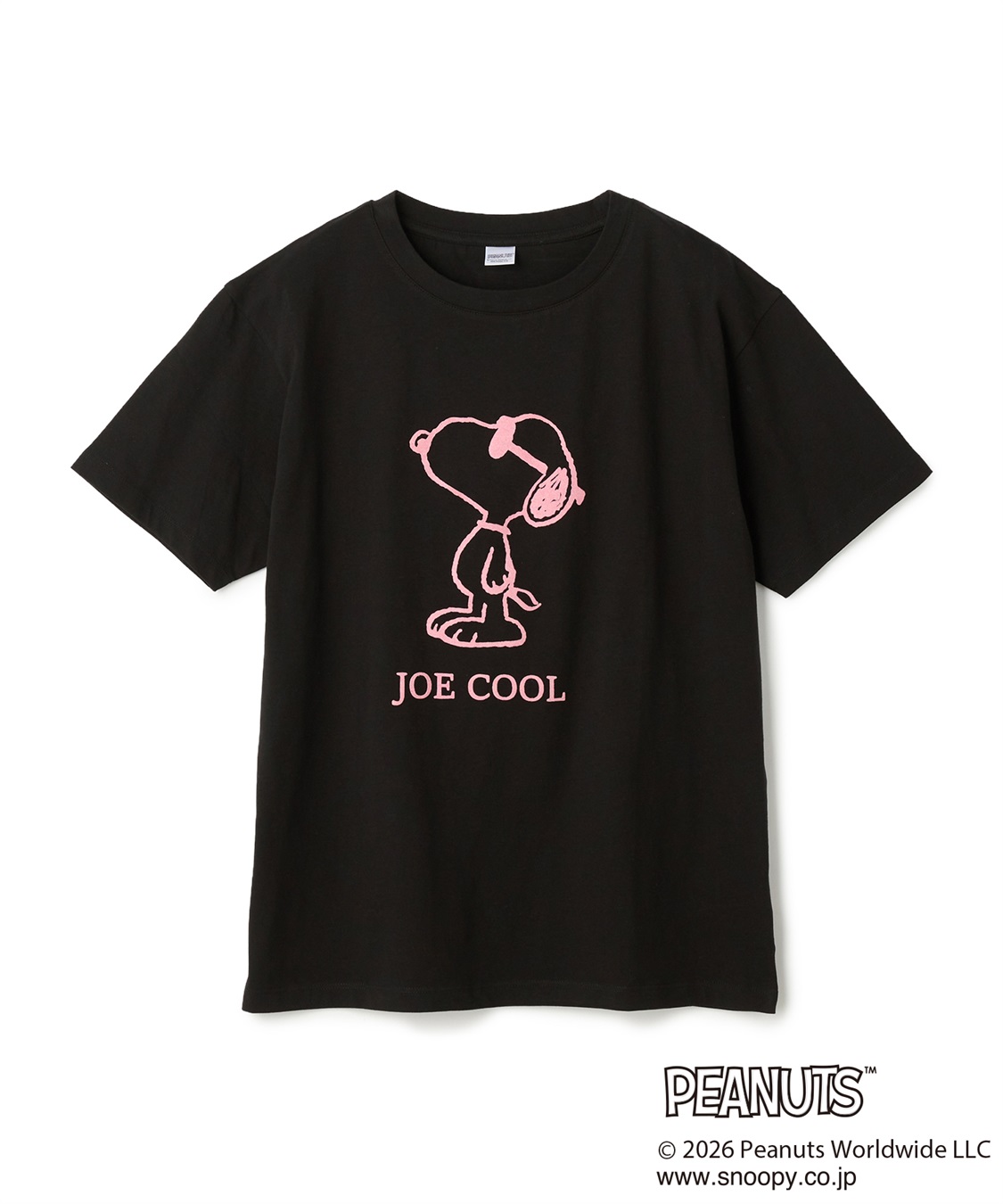 chara station 【PEANUTS/ピーナッツ】SNOOPY/スヌーピー「JOE COOL」フロッキープリントTシャツ_sub_23