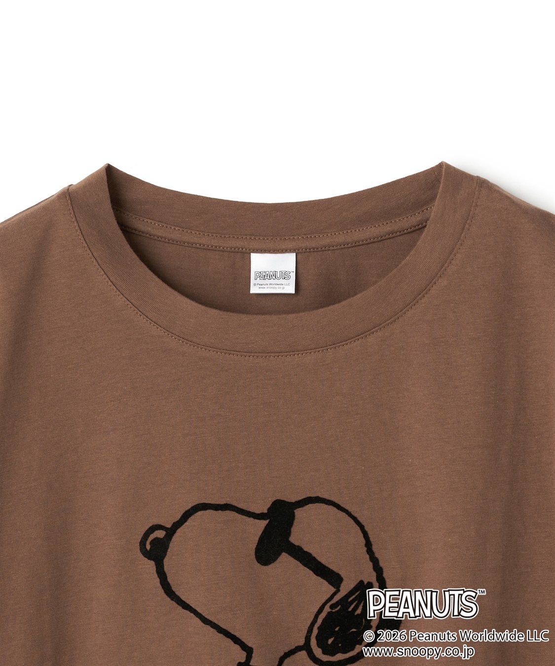 chara station 【PEANUTS/ピーナッツ】SNOOPY/スヌーピー「JOE COOL」フロッキープリントTシャツ_sub_25