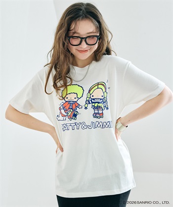 Life Style by cross marche 【sanrio characters】パティ＆ジミープリント半袖Tシャツ《サンリオキャラクターズ》_subthumb_1