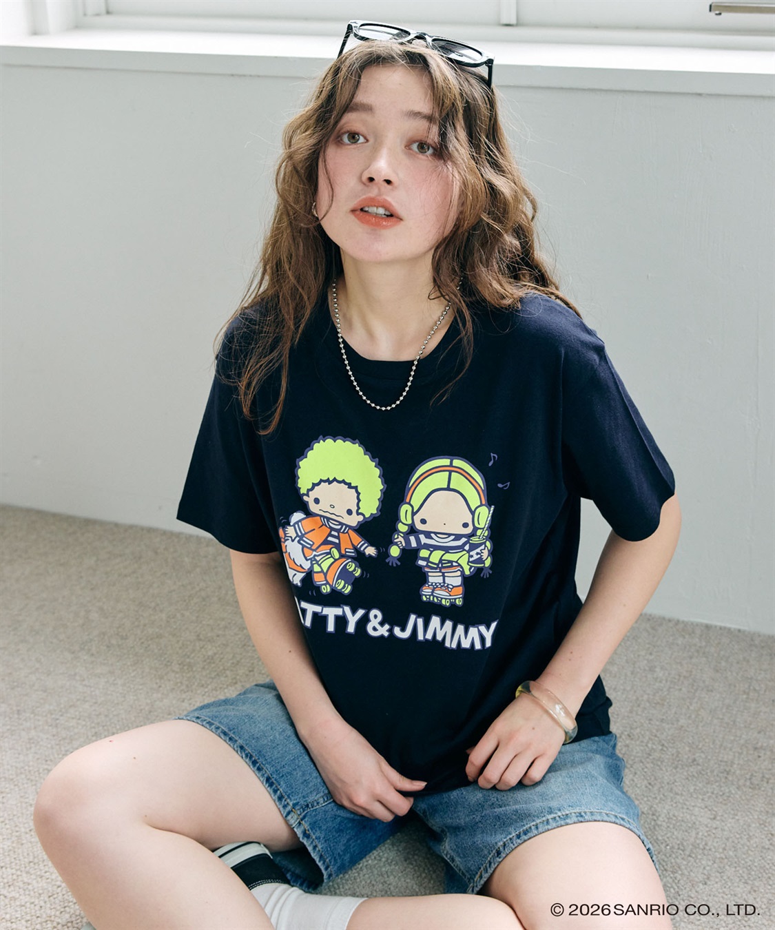 Life Style by cross marche 【sanrio characters】パティ＆ジミープリント半袖Tシャツ《サンリオキャラクターズ》_sub_3
